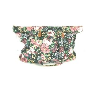 Vintage 80s 90s Gitano Large Floral Weekender Bag